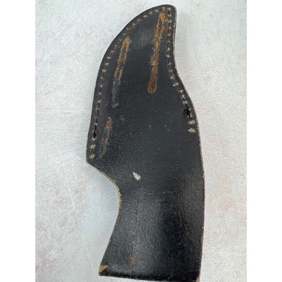 Pakistan Short Blade/ Plain Edge/ Multi Colored Wood Handle/ Self-Defense - Picture 9 of 12